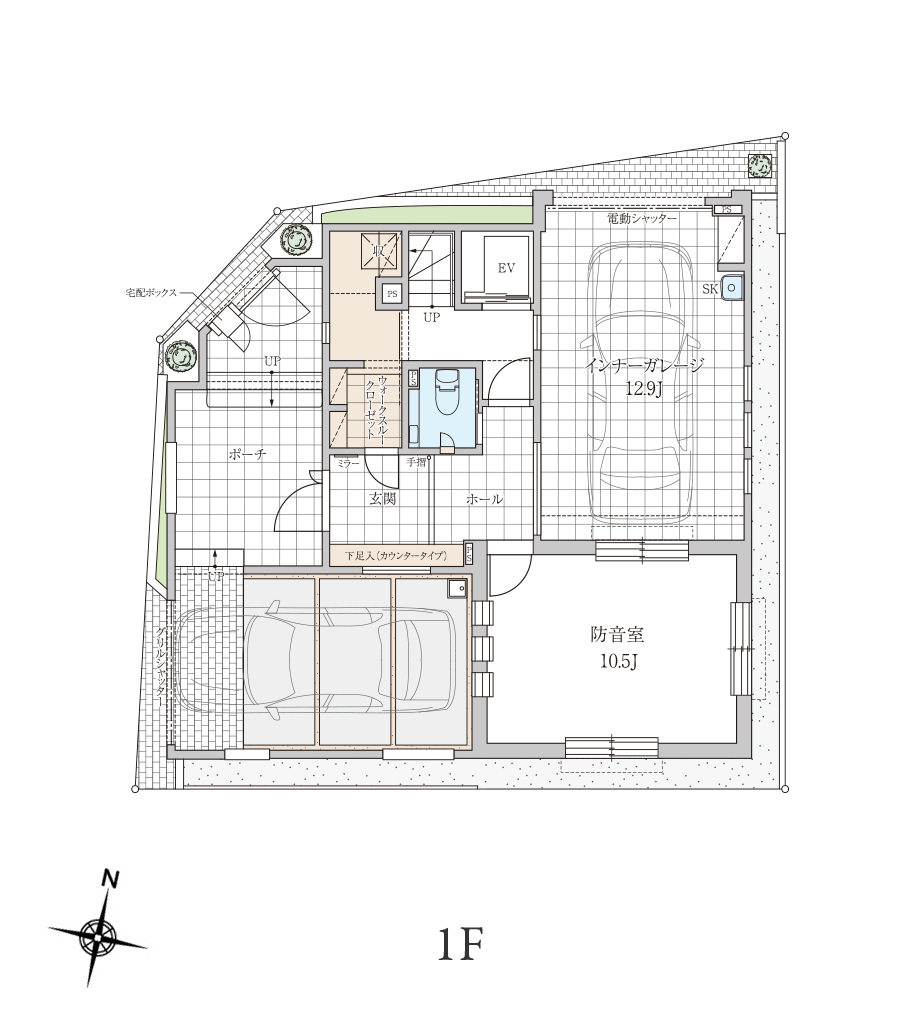 1F 間取り図