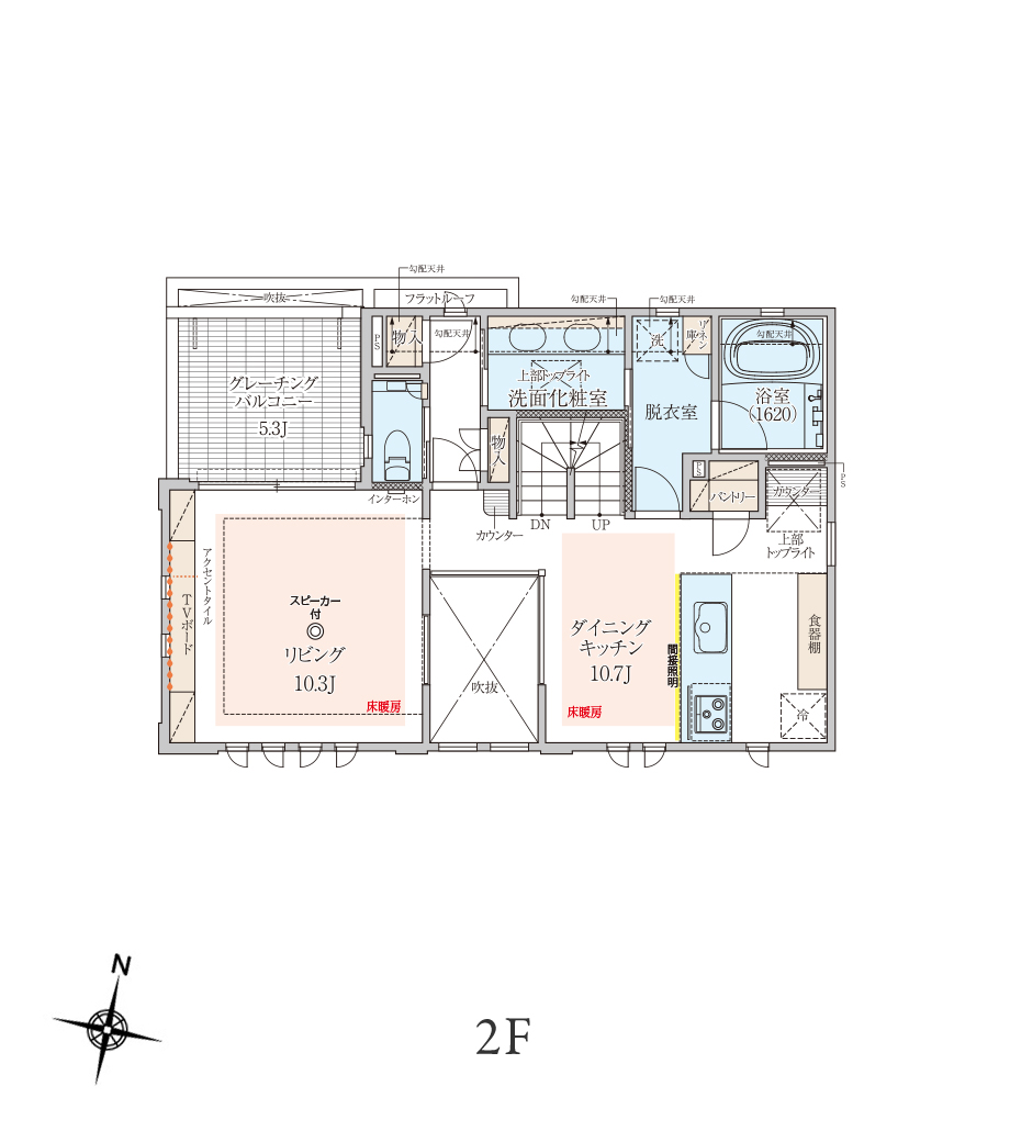 2F 間取り図